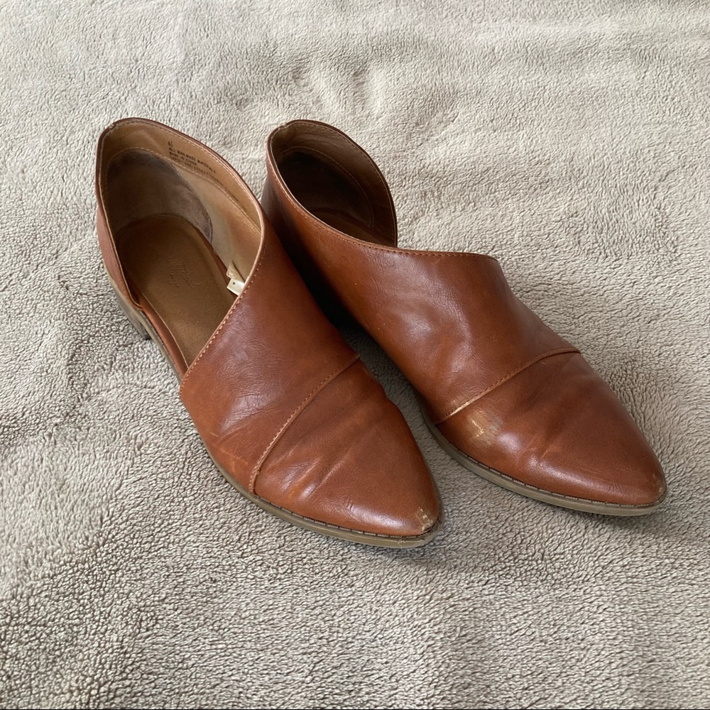 Universal threads ankle peep booties size 6.5